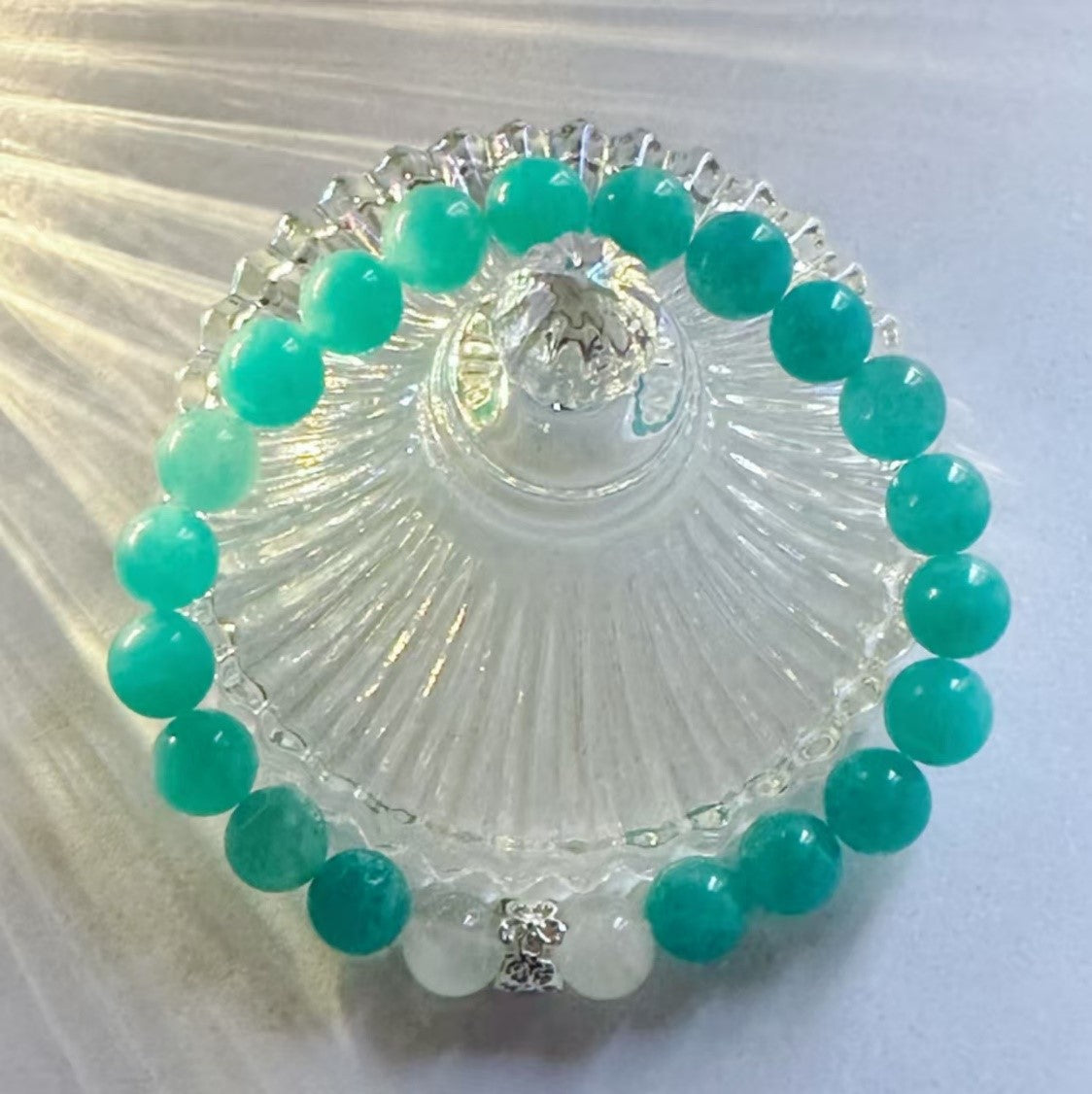 Amazonite+Moonstone Bracelet