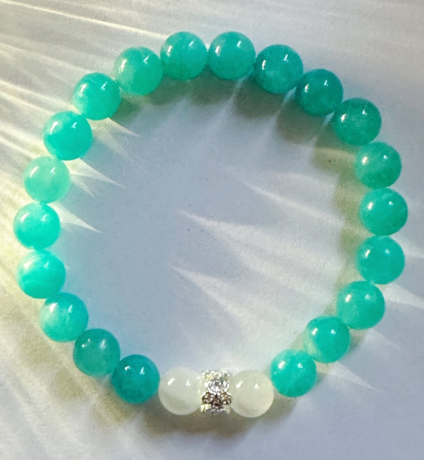 Amazonite+Moonstone Bracelet